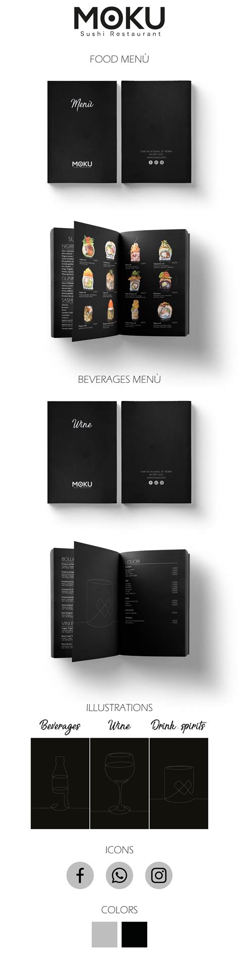 Moku Sushi Restaurant - Menù on Behance