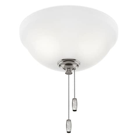 Hunter 3-Light Cased White LED Ceiling Fan Light Kit in the Ceiling Fan ...