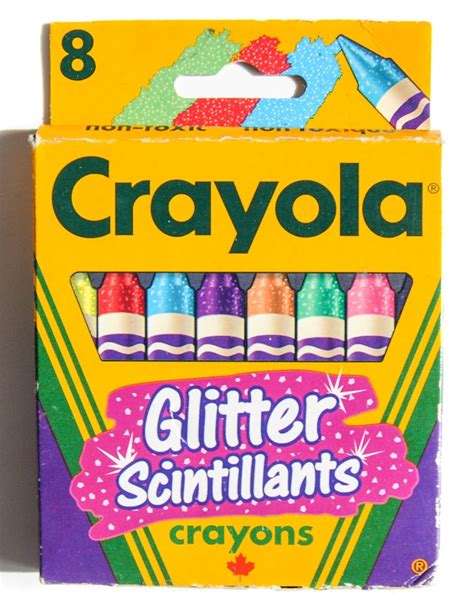 Crayola Glitter Crayons: What's Inside the Box | Jenny's Crayon Collection