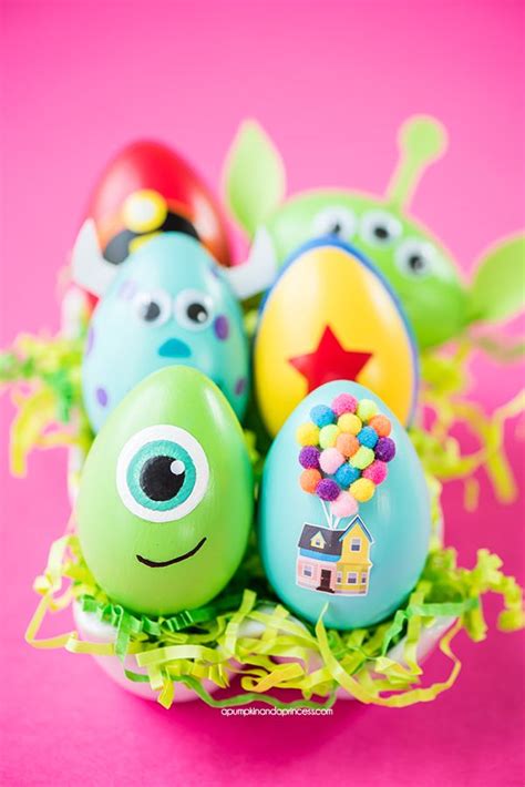 DIY Disney Pixar Easter Eggs | Easter egg crafts, Easter egg decorating, Disney easter eggs