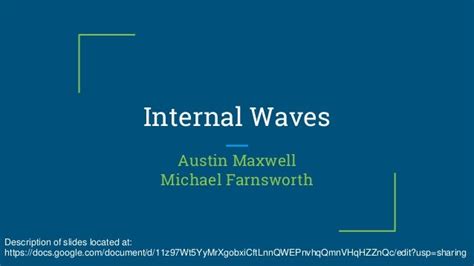 Internal waves