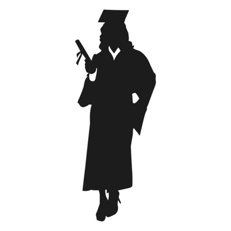 Female graduate silhouette #AD , #sponsored, #Affiliate, #silhouette, #graduate, #Female ...