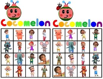 Cocomelon bingo by Meredith Maisto | TPT