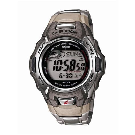 Shop Casio Mens G Shock Stainless Steel Tough Solar Atomic Digital ...