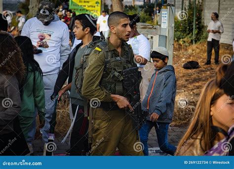 Golani Soldiers and Citizens Marching in the City of Golani Junction ...