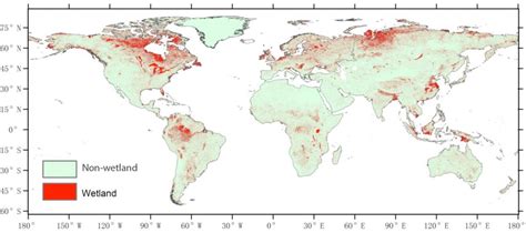 Wetlands On World Map - Guenna Holly-Anne