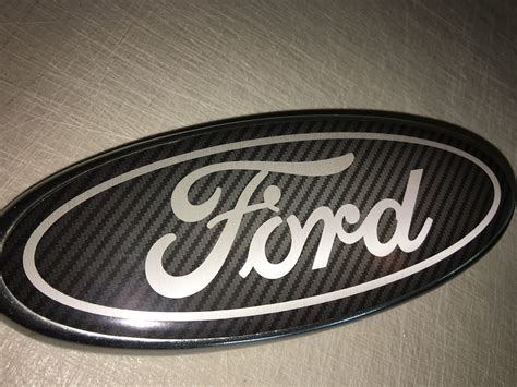 Ford F150 Carbon Fiber Emblem Overlay Silver Badge Vinyl Decal | Etsy