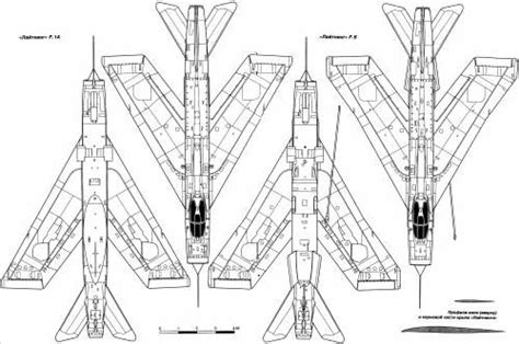 Blueprints > Modern airplanes > BAC > BAC Lightning | Blueprints ...