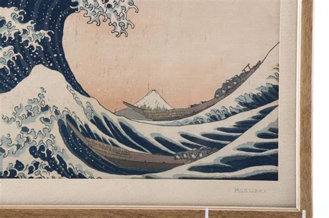 Posthumous Katsushika Hokusai Woodblock Print "The Great Wave of Kanagawa" | EBTH