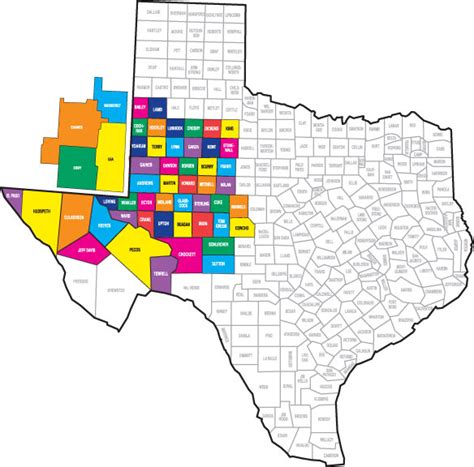 Permian Basin Map With Counties - Big Bus Tour Map