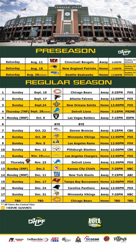 Green Bay Packers Schedule 2024 Schedule - Ericka Paulina