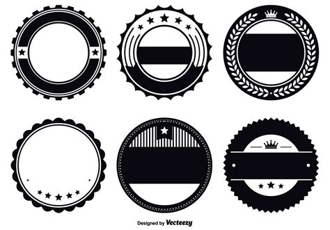 Assorted Badge Template Set 99248 Vector Art at Vecteezy