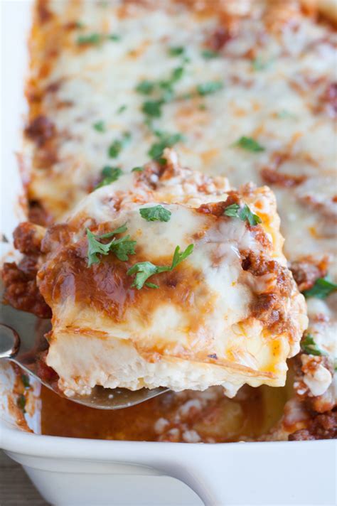 Baked Ravioli Lasagna - Food Lovin Family