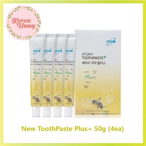 ATOMY New ToothPaste Plus+ 50g (4ea) / Koreaunny / 100% AUTHENTIC ...