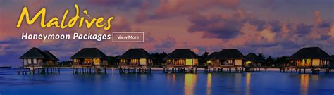 Maldives Honeymoon - Get Deals on Maldives Honeymoon Packages