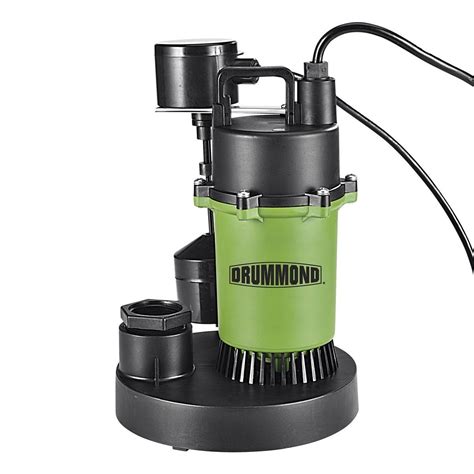 Coupons for DRUMMOND 1/2 HP Submersible Sump Pump with Vertical Float, 4000 GPH for $89.99