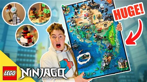 I Built a LEGO Ninjago Map... - YouTube