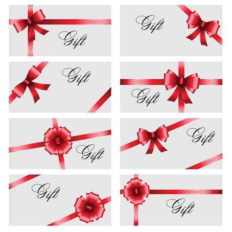 Set gift card vector illustration on white background, 3440996 Vector ...