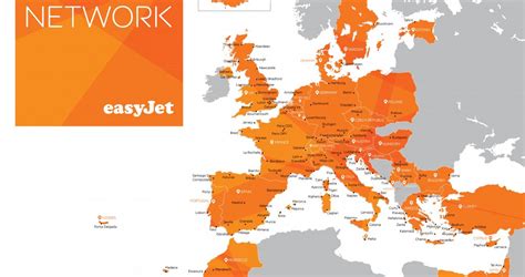 Easyjet Route Map Europe - Freddy Bernardine