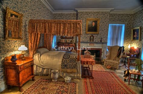 "Gentleman's Bed Room 1800's " by Cathryn Lahm | Redbubble