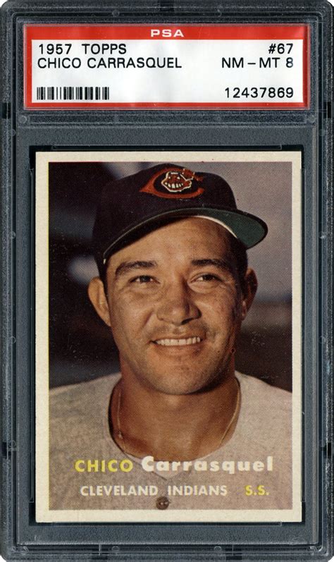 1957 Topps Chico Carrasquel | PSA CardFacts™