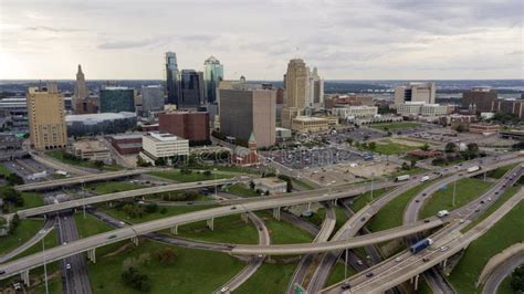 Night Scene at the Power and Light District in Kansas City Missouri. Editorial Image - Image of ...