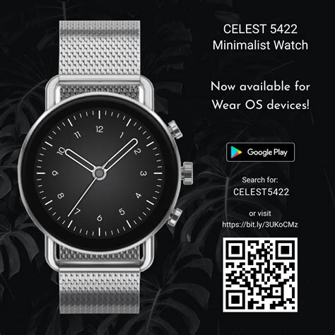 CELEST 5422 Minimalist Watch now available for Wear OS devices on ...