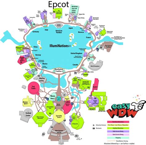 Printable Epcot Map - Printable Maps