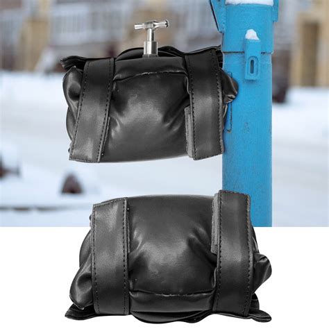 Outdoor Faucet Covers for Winter, PU Leather Waterproof Ice Free ...