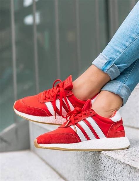 adidas Originals Iniki: Red | Red adidas shoes, Sneakers fashion ...