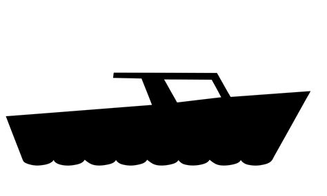 Boat,silhouette,black,white,background - free image from needpix.com