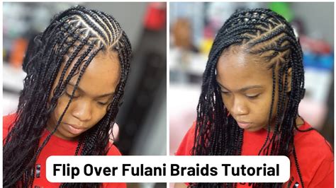 HOW TO: Flip over Fulani Boho Braids Tutorial Detailed. Versatile ...