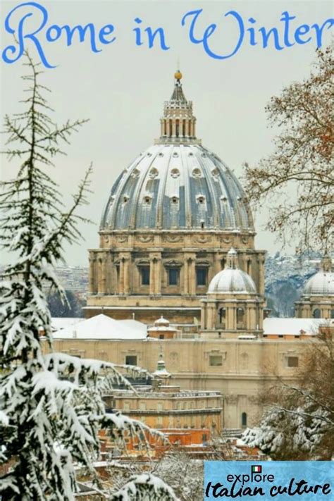 Rome's climate in winter.