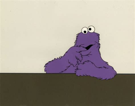 Sesame Street Cookie Monster Production Cel - ID: jansesame22266 | Van ...