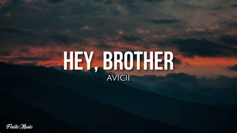 Hey brother (lyrics) - Avicii - YouTube