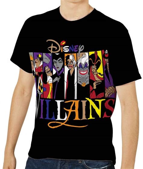 Disney Villains Mens T-Shirt Tee S M L XL 2XL 3XL New #Unbranded # ...