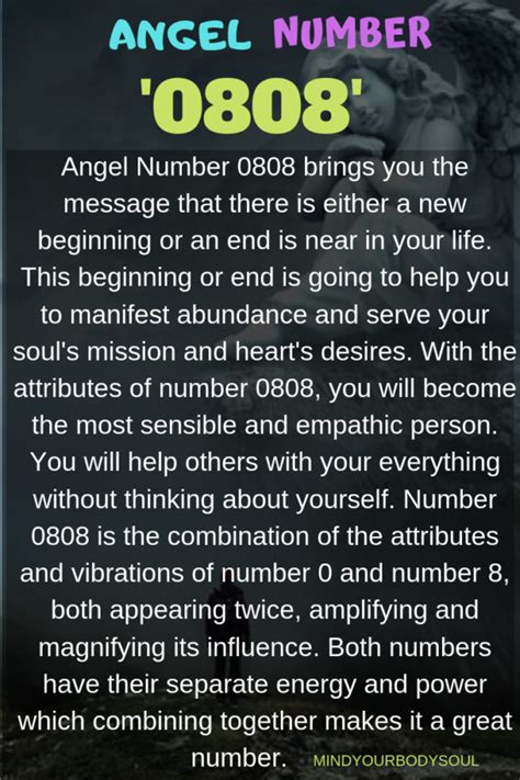 Angel Number 0808: You Are An Empathic And Sensible Person | Angel number meanings, Numerology ...