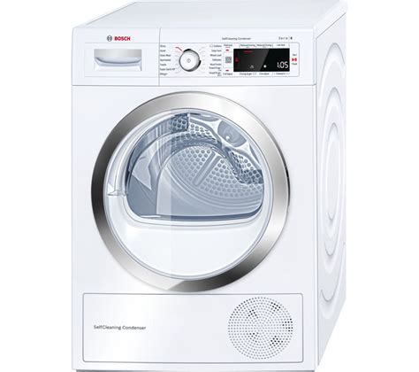 BOSCH WTW87560GB Heat Pump Condenser Tumble Dryer - White