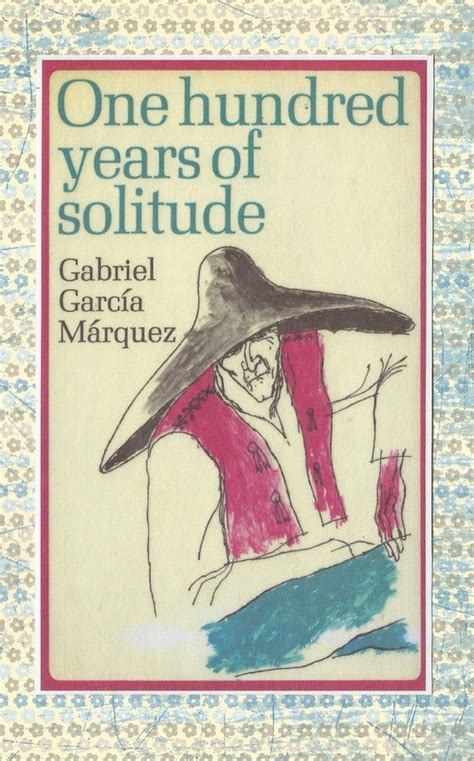 One Hundred Years of Solitude Book Cover Upcycled by MagnetFactory