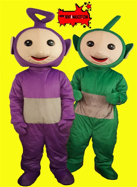 TELETUBBIES all 4 Adult Mascot Fancy Dress Up Costume Hire Kids Parties – Rent A Mascot