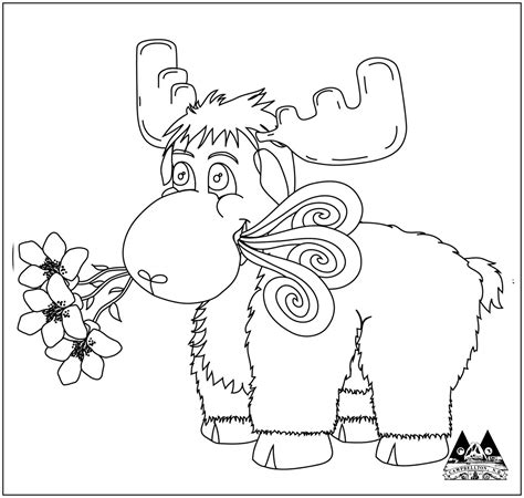 If You Give A Moose A Muffin Coloring Pages Coloring Pages