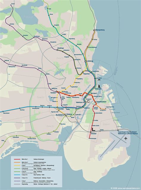 Mapa de Copenhague, Plano y callejero de Copenhague - 101viajes