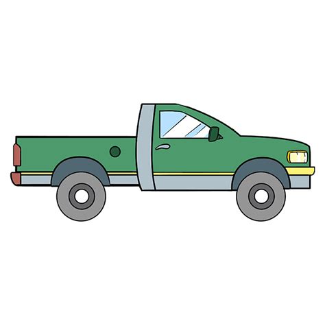 How To Draw A Truck Easy at How To Draw