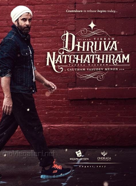 Vikram's Dhruva Natchathiram First Look Posters | Moviegalleri.net