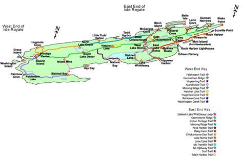 Isle Royale National Park Trail Map Isle Royale, Park Trails, Trail Maps, Narrows, Mott, Pure ...