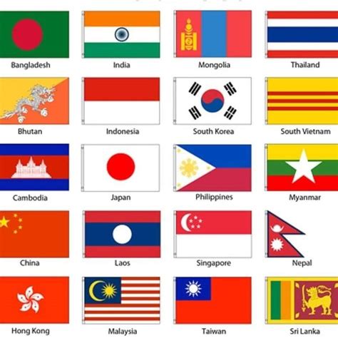 Country Flags of East Asia | Flags of european countries, Flags of the world, Country flags