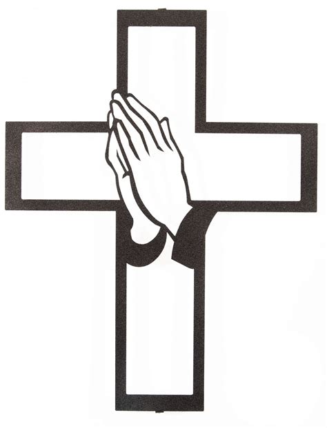 cross praying hands clipart - Clip Art Library