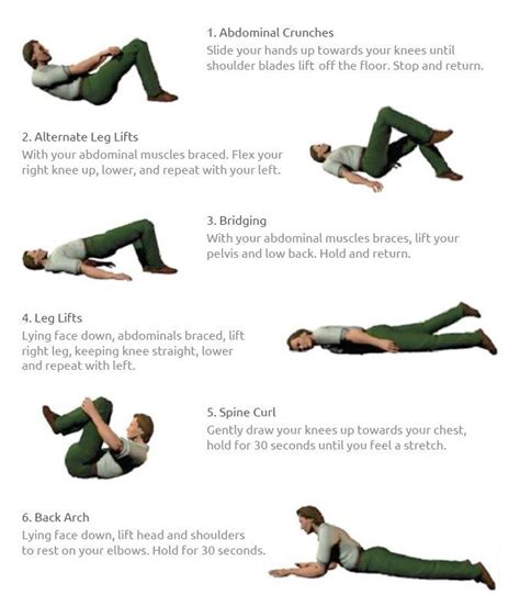 Exercises For Lower Back And Abdominal Muscles