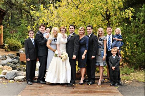 Donny & Debbies family at oldest son Don's wedding. L to R: youngest son Josh, 3rd son Brandon w ...