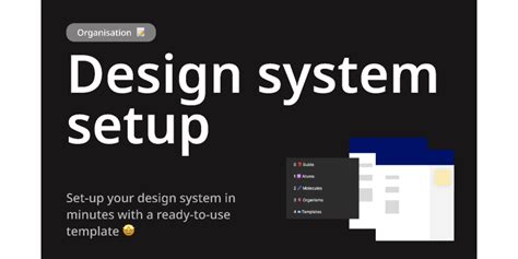 Design system quick setup: Atomic design | Figma